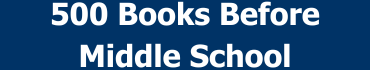 500 books before middle school