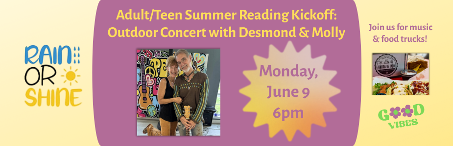 OutdooConcert: Desmond & Molly and Food by Barra De Taco Food Trucks