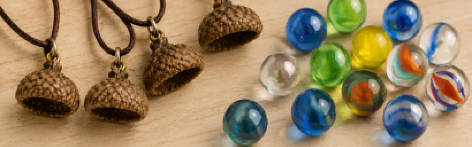 Crafts in the Park: Marble Acorn Necklaces