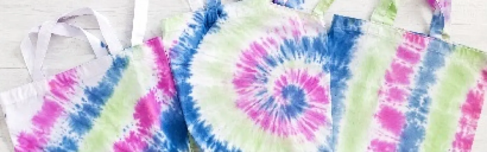 Summer Tie-Dye Tote Bags in the Park