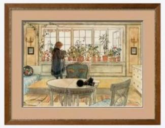 The Flower window Carl Larsson