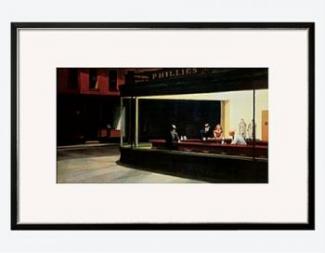 Nighthawks (Edward Hopper, 1882-1967)