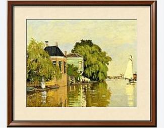 Landscape at Zaandam (Claude Monet, 1840-1926)