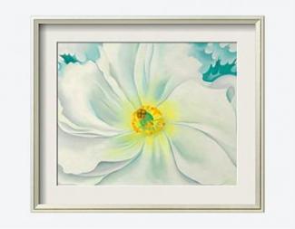 White flower (Georgia O'Keeffe, 1887-1986.)