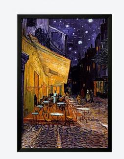 The Cafe Terrace on the Place du Forum, Arles, at night (Vincent van Gogh, 1853-1890)