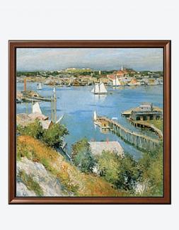 Gloucester harbor (Willard Leroy Metcalf, 1858-1925)