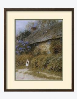 Old Cottage at Freshwater, Isle of Wight (Helen Paterson Allingham, 1848-1926)